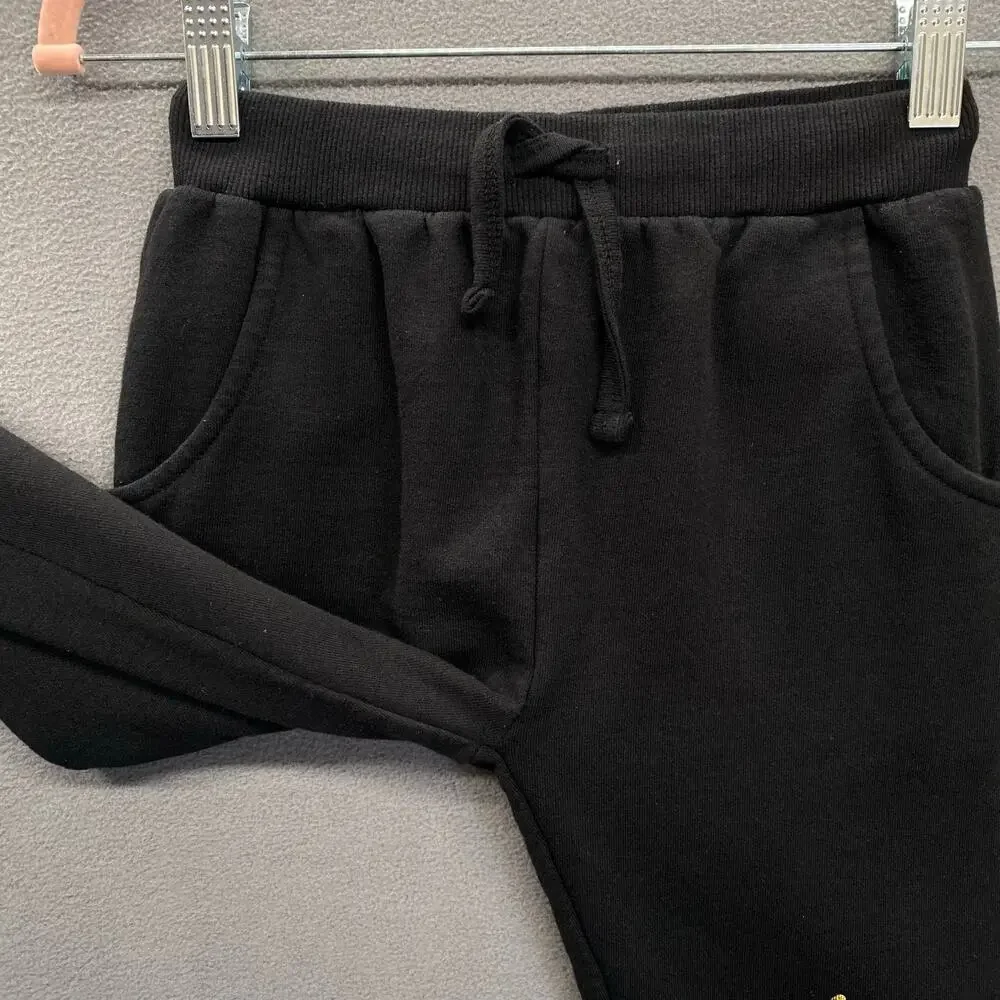 Wizarding World‎ Harry Potter Jogger Sweatpants Kids 7/8 Black Gold Cotton Blend